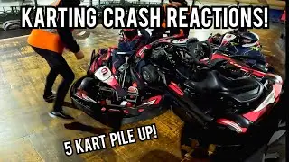Reacting To YOUR TeamSport/GoKart Crashes!