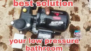 BEST SOLUTION | YOUR LOW PRESSURE | BATHROOM |  mini booster pump | booster pump