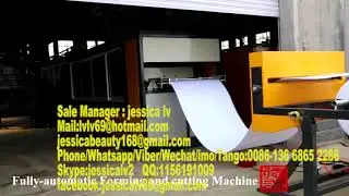 ps foam food box production line خط إنتاج مربع الغذاء رغوة ps
