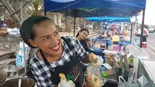 รอยยิ้มเมื่อวันวาน ร้านส้มตํายําเจ๊เล็กประจวบ FCอยากให้กลับมาขาย Jealeak Somtum Spicy Seafood Salad 
