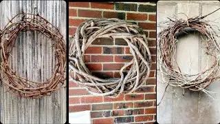 🚪Дверной и настенный венок из веток / Коллекция предметов домашнего декора «Зимняя сказка»🎊 #сдел...