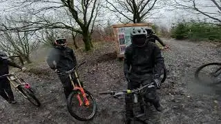 First ride back. Dyfi Bikepark. 