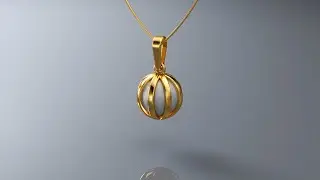 Rhino 3d tutorial for beginners-Cage pendant 3d modeling tutorial with Rhino 3d.