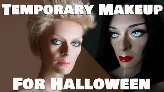 Halloween Mannequin Temporary Goth Makeup