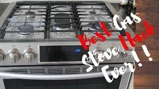 Life Changing Gas Stove top Cleaning Hack.