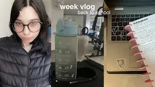 weekly vlog 8 |  “rotina” volta às aulas 💀