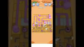 Water connect puzzle lev-56 #shorts #gaming