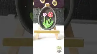 Beautiful Flower Clay Art 🌸 | Easy Mini Clay Craft #Shorts #clayart