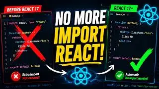 Why We Don't Need import React Anymore | React 17 JSX Transform Explained 🚀