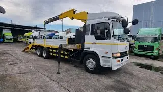 Hino Self Loader with Boom Crane                Engine: K13C Original Molye