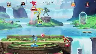 Multiversus Arcade Mode Hard Difficulty Harley Quinn and Garnet