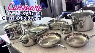 Cuisinart 17-Piece Chef's Classic Cookware Review | Cuisinart Skillet With Lid | Cuisinart Skillet
