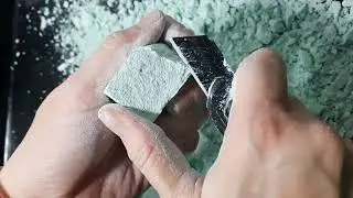 🩵❄️ Крошка мела / Chalk crumb 🩵 #crumblecrush #chalk #asmr #crunch #subscribe 🫶