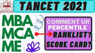 TANCET COUNSELLING | TANCET SCORE CARD | TANCET EXAM ODA SCOPE ENNA?  COMPLETE GUIDE PART 1