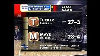 2005 4A Boys Basketball State Championship: Mays vs. Tucker