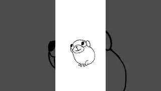 Dancing Pug #animation #cute #dog #viral