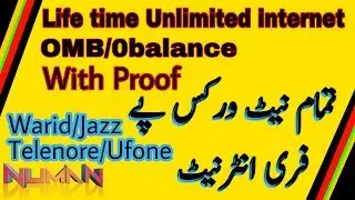 How to use Free internet life time Without MB/Balance Jazz/Warid/Telenore/Ufone/Zong With Proofs