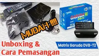 Cara Pasang STB MATRIX Garuda DVB T2 Mudah Untuk TV DIGITAL