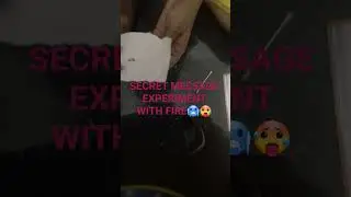 please support makkalae secret message fire experiment don't try