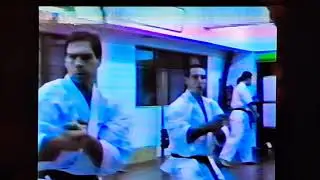 1987 Maeyamia sensei's Koza  dojo with Jack Summers.