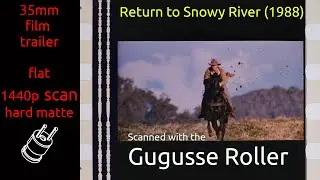 Return to Snowy River (1988) 35mm film trailer, flat hard matte, 1440p