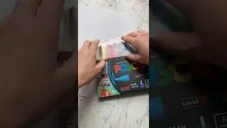 Activating Posca Markers #asmr #posca