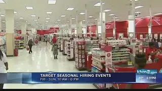 Target holds seasonal job fairs