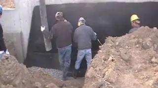 Craig's Building Services using telebelt material placement