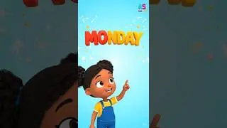 Learn Days of the Week &ndash; Colorful 3D for Kids! 🌈📚 #Shorts
