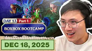 Day 13: BOXBOX BOOTCAMP! |Top 4 Watch Party | TFT Set 16 | Patch 16.1C | Part 1