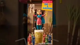 &ldquo;Tiny Punjabi Women Make GIANT Sugarcane Juice! Miniature Village Cooking |&rdquo; #villagelife #aishort