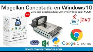 Magellan Bascula Lector conexi&oacute;n PVCOM con excel, odoo y HTML