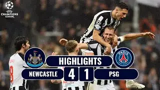 Newcastle vs PSG | 4-1 | Highlights | UEFA Champions League 2023-24