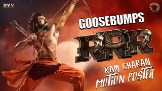 RRR || RAM CHARAN BIRTHDAY POSTER || RRR MOTION POSTER || SS RAJAMOULI || DVV