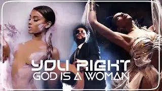 “you right x god is a woman” | doja/the weeknd x ariana grande (mv mashup)