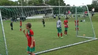 Frameries, Tournoi Foot U9, Goal de Frameries sur Corner contre Thumaide, Belgium, Mai 2023