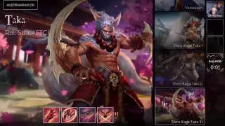 Vainglory Skins - Taka Tier III | Vainglory Kost&uuml;mler Taka Tier 3 (Patch 1.24)