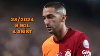 Hakim Ziyech &bull; Galatasaray'da Attığı b&uuml;t&uuml;n goller ve asistleri | 23/2024 Best Skills