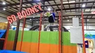 MOST INSANE TRAMPOLINE PARK( Euro Tramps)