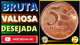 BOBEOU PERDEU NOVA DESCORBERTA 5 CENTAVOS 2021 PROCURADA POR COLECIONADORES QUE AGREGAM BONS VALORES
