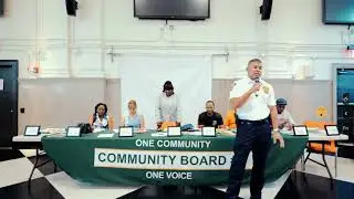 New Commanding Officer of the 75th Precinct introduced at Brooklyn Community Board5 General Meeting