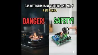 Газовый детектор на базе Arduino | Газовый датчик MQ-5 | Проект Arduino | Проект газоанализатора