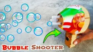 How to make a BUBBLE SHOOTER with cardboard