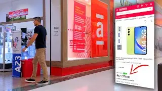 Loja Física vs Loja Online - FUI NO SHOPPING COMPARAR OS PREÇOS DOS CELULARES!
