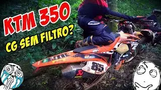 KTM 350 XCF-W COM RONCO DE CG SEM FILTRO NA TRILHA