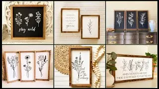 DIY Wooden Quote Frames for Home Decor | DIY Inspirational Quote Frame Tutorial |Easy DIY Home Decor