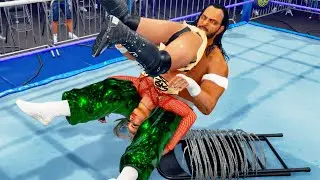 WWE 2k23 MODS: Liv Morgan vs Sabu #intergender #wrestling