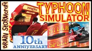 Typhoon Coin Op Arcade Motion Simulator Ride 10th Anniversary Ed 2019 STEAM SPEED RIDE (Triotech)
