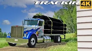 [TS-PC] Beam.NG 4K | Driving around East Coast with a truck full of iron pipes and then ...