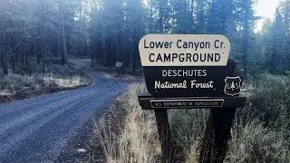 (4K UHD) REVIEWING EACH CAMPSITE @ Lower Canyon Creek Campground | Metolius River | Deschutes Oregon